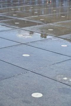 Reflection in the floor in Bordeaux Stock Photos