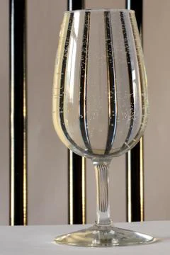 Reflection is in glass. Stock Photos