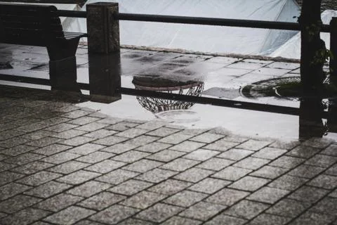 Reflection of Hiroshima Peace Memorial Foto stock