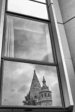 Reflection in the hotel Stock Photos