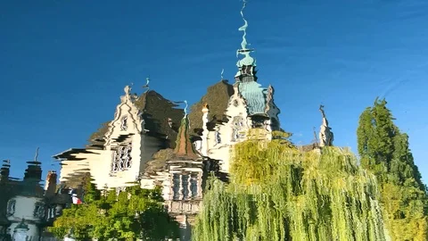 Reflection on the ill river. Stock Footage 96831838