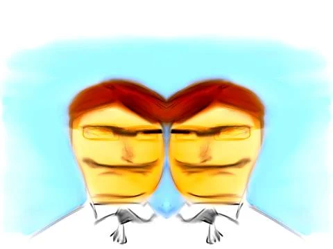 Reflection Illustrazione stock