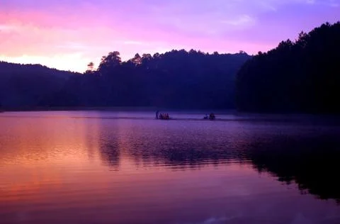 Reflection of lake Stock Photos