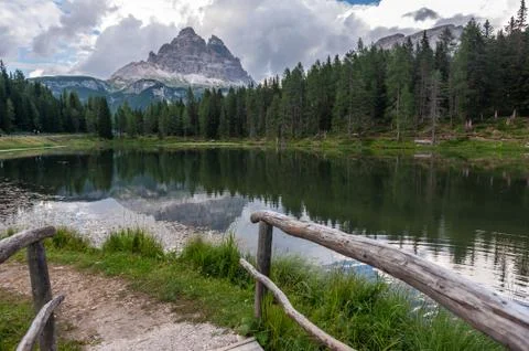 Reflection in a lake Stock Photos