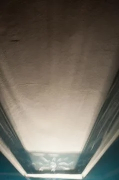 Reflection of light of lamp on old wall Stock Photos