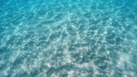 Reflection of light under water Stock Footage 312584459