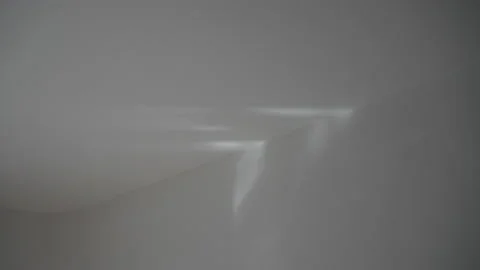 Reflection of Light on Wall and Ceiling Stock Footage 179781551