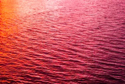 Reflection lighting of sunset Stock Photos