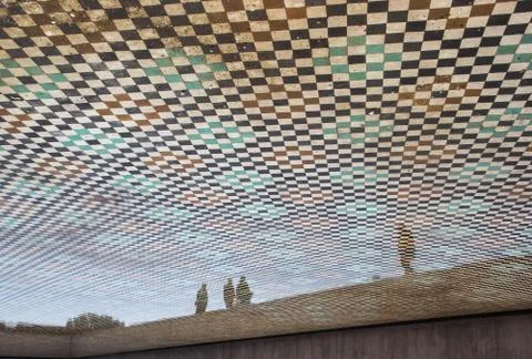 Reflection in Marakech 库存照片