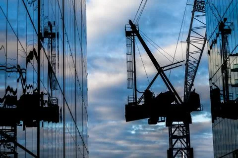 Reflection of Modernisation 库存照片