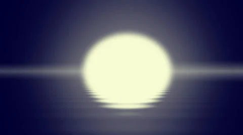Reflection of moon in sea at night2 動画素材 49247372
