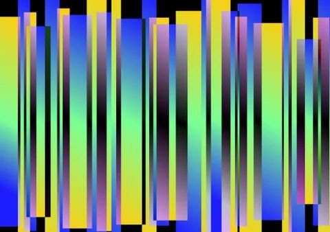 Reflection multicolor bar abstract background Stock Illustration