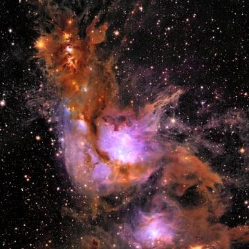 Reflection Nebula M78 in constellation Orion Stock Photos