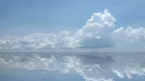 Reflection On The Ocean 2 Stock-Footage 32547524