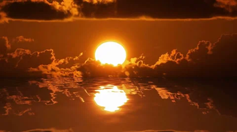 Reflection On The Ocean 3 Stock-Footage 32547840