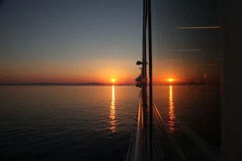 Reflection of the ocean Stock Photos