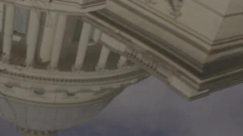 Reflection of the Pantheon Stock Footage 147663660
