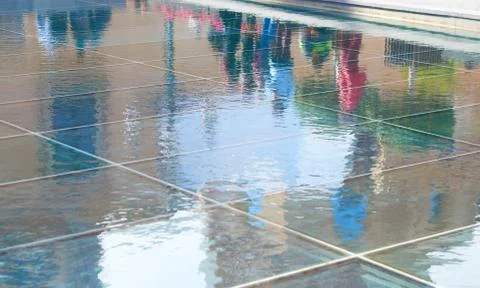 A reflection of people Stock Photos