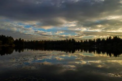 Reflection Stockfoto's