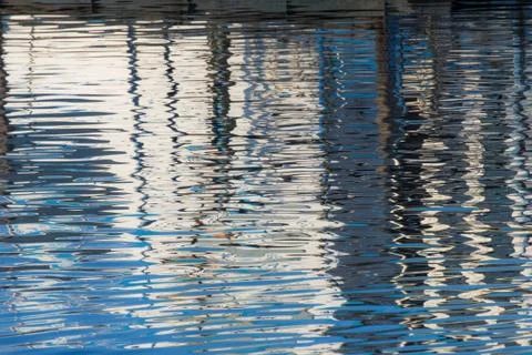 Reflection of a pier in the water Stock Photos