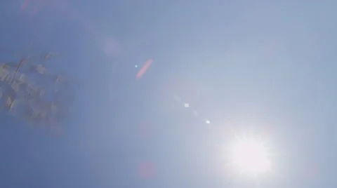 Reflection Plate of a Driving Plate: This view shows only the car as it travels Stock Footage 59475447