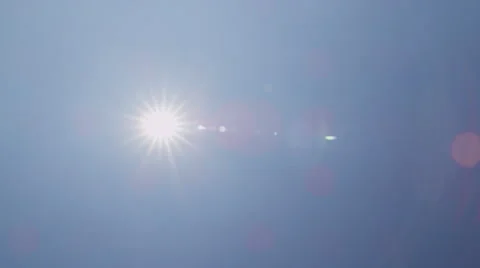 Reflection Plate of a Driving Plate: This view shows only the sky and objects Stock Footage 59511743
