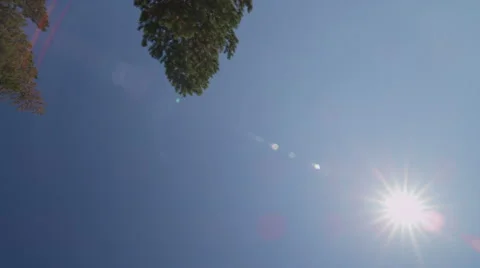 Reflection Plate of a Driving Plate: This view shows only the sky and objects Stock Footage 59512051
