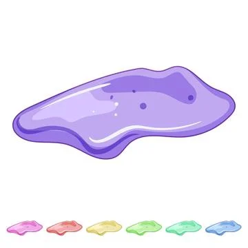 Reflection puddle cartoon vector graphic 스톡 일러스트