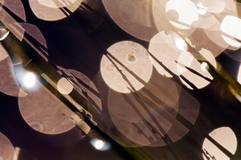 Reflection raindrops Stock Photos