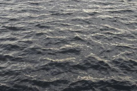 Reflection reflections on the undulating water surface North Rhine Westphalia Stock Photos