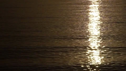 Reflection of rising sun off water San Francisco Bay Stock Footage 233902848