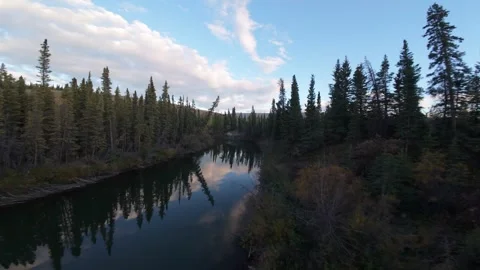 Reflection on the river 4K Video stock 331263884