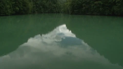 Reflection in River Water Video stock 37231560