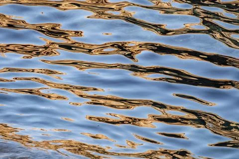 Reflection of rocks in water, S Estaca, Valldemossa, mallorca, spain Stock Photos