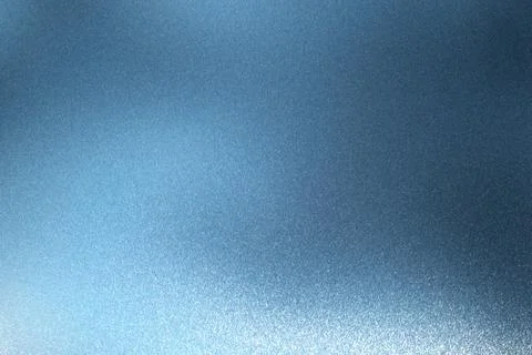Reflection on rough light blue metallic wall surfaces, abstract texture backg Stock Illustration