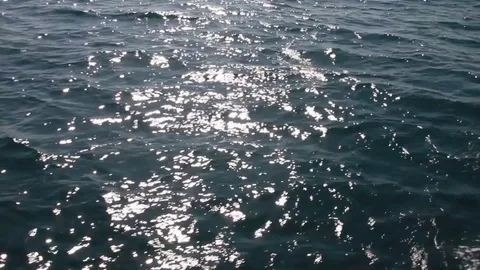 Reflection of the sea Stock Footage 76004423