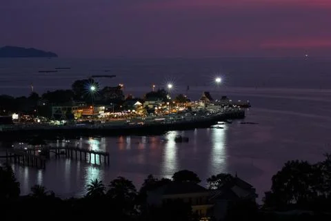Reflection in the sea Fotos Stock