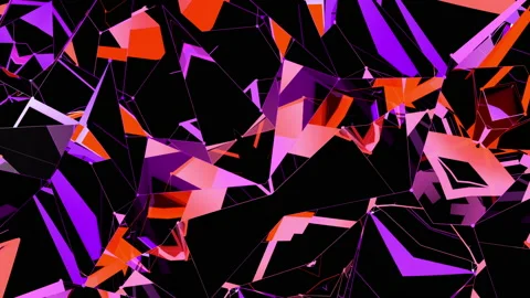 Reflection in shards Stock Footage 142714248