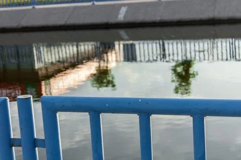 Reflection of Sky at Water Stock Photos