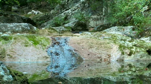 Reflection stream Video stock 526361