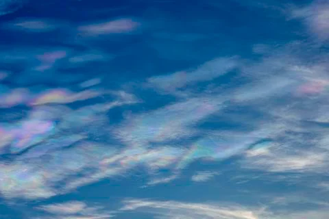 The reflection of the sun and sky in the evening with beautiful colors. Foto stock