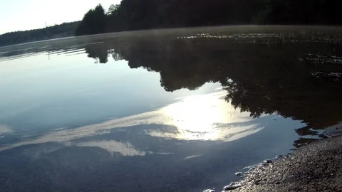The reflection of the sun. Video stock 93237443