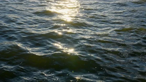 Reflection of the sun on a lake Stock Footage 157138308