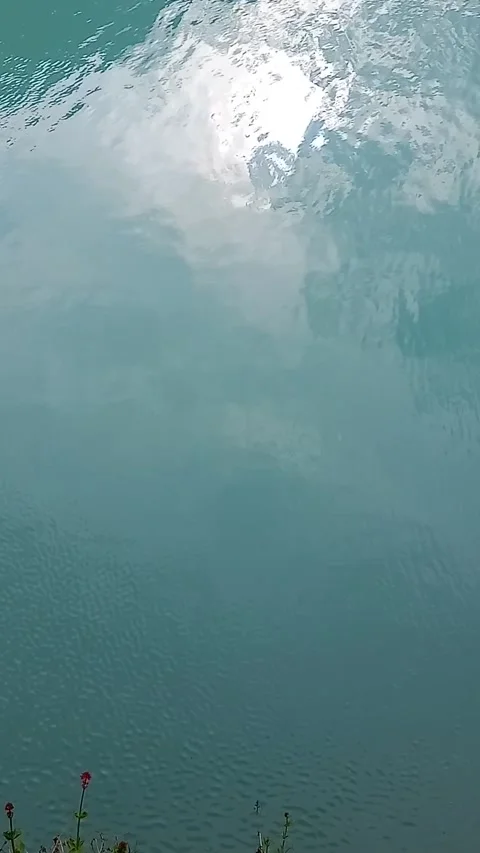 Reflection of sun in the lake Stock Footage 311873886