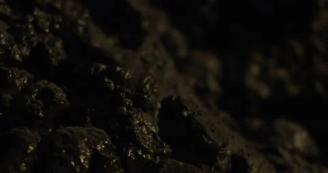 Reflection of the sun in a meteorite Stock Footage 190838534