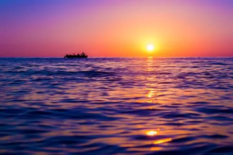 Reflection of a sun Stock Photos