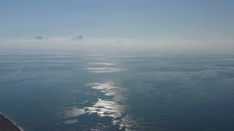 Reflection of sun rays in the sea, 4k video Stock Footage 152376380