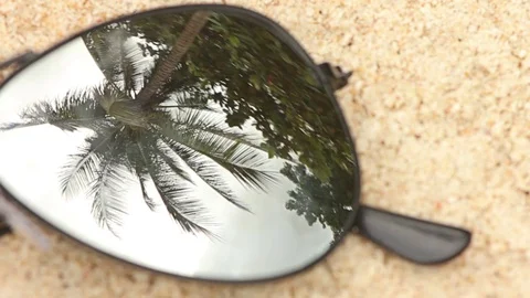 Reflection in the sunglasses Stock Footage 71212220