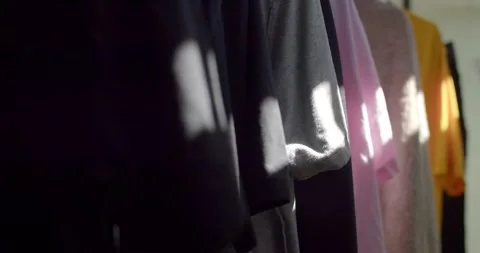 Reflection of the sunlight in the evening.The evening sun shines through and. Stock Footage 251292782