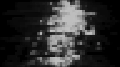 Reflection of Sunlight at the Lake  Abstract Pixel Mosaic  Attersee Austria Video stock 98193126